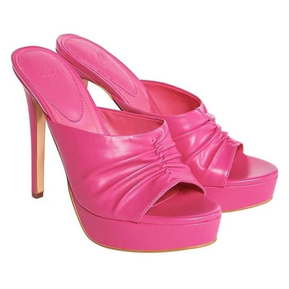 I.AM.GIA || US 6.5 Hot pink mule stilettos